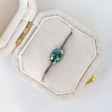 LSKU079: Australian Sapphire, 0.70ct Oval Cut, Green/Teal Parti