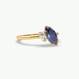 V624 - Toi Et Moi Ring Of Marquise Stones