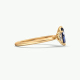 V624 - Toi Et Moi Ring Of Marquise Stones