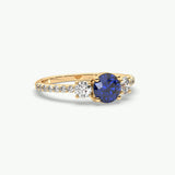 V642 - Trilogy Ring Of Round Stones