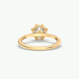 V636 - Scattered Halo Ring Of Round Stones