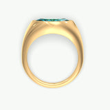 V756 - East-West Bezel Ring Of Marquise Stone