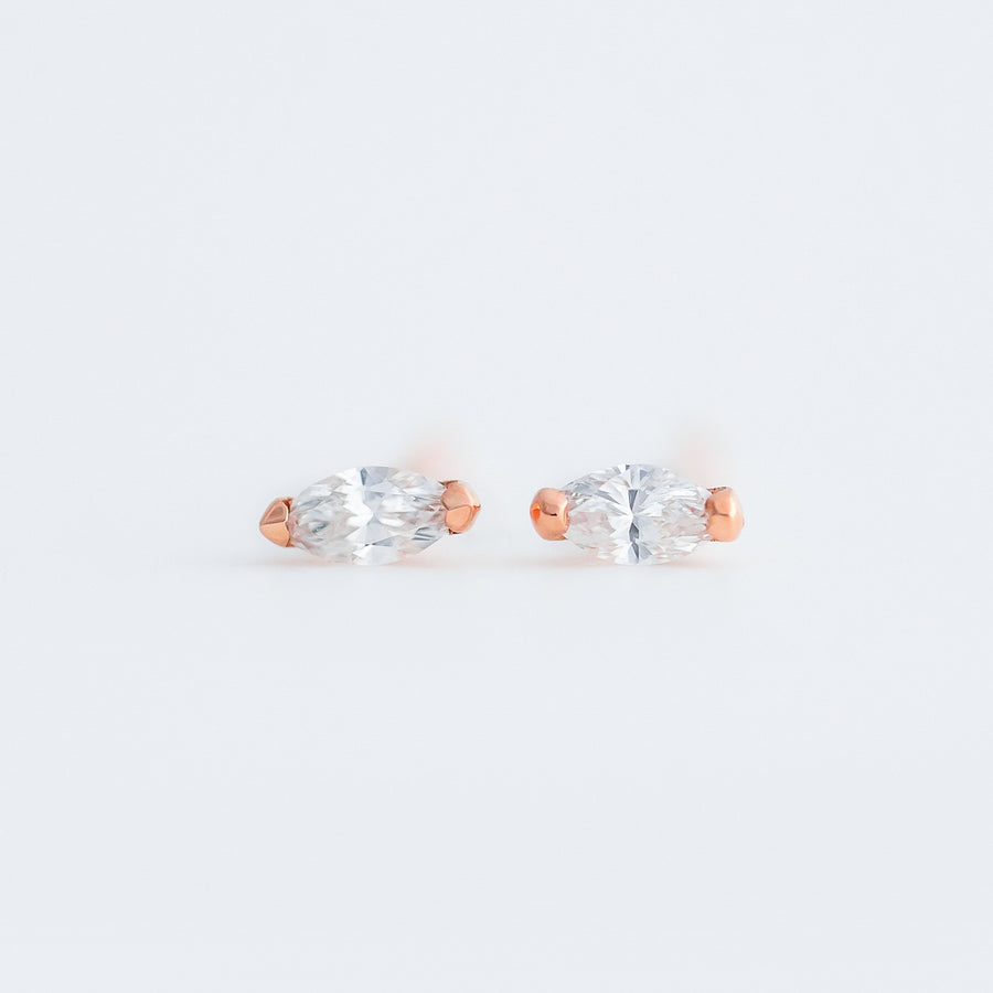 Mini Earrings - Marquise