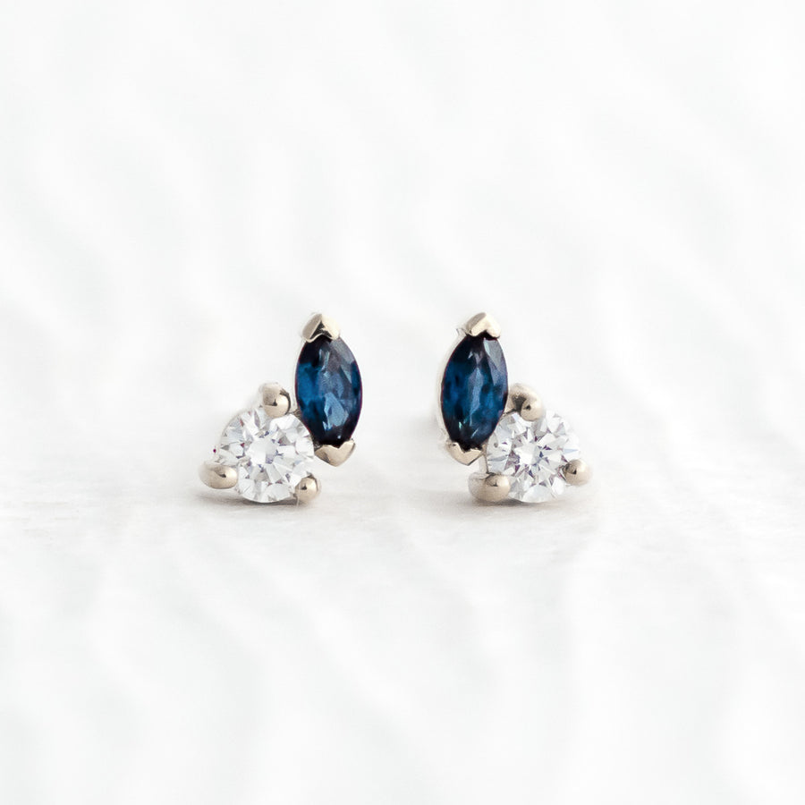 Dawn Earrings - Sapphire - Raelyn Rose Jewellery