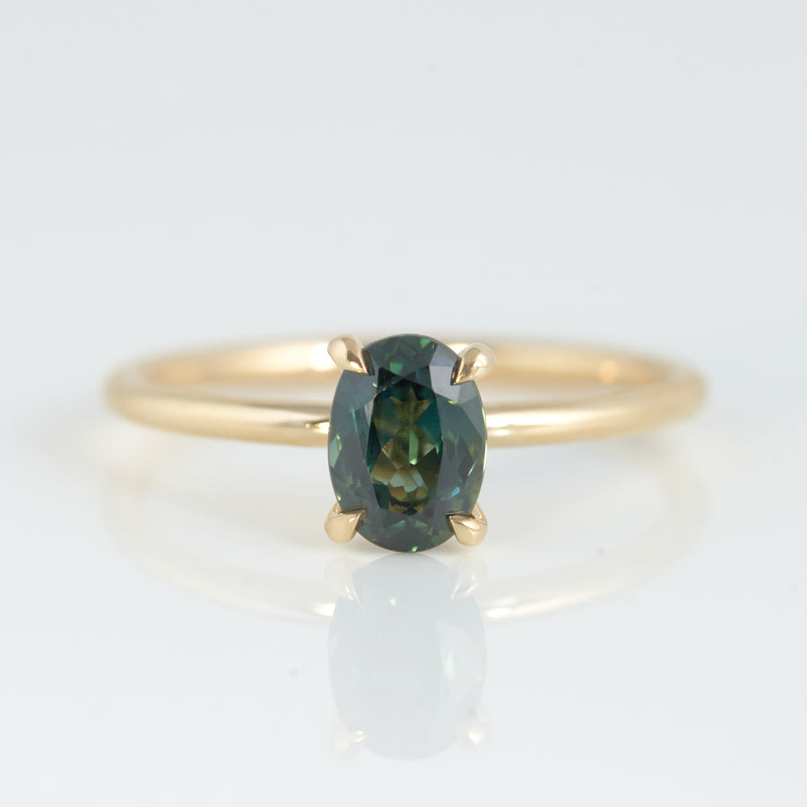 Starlight Ring - 1ct Oval Sapphire - Raelyn Rose Jewellery