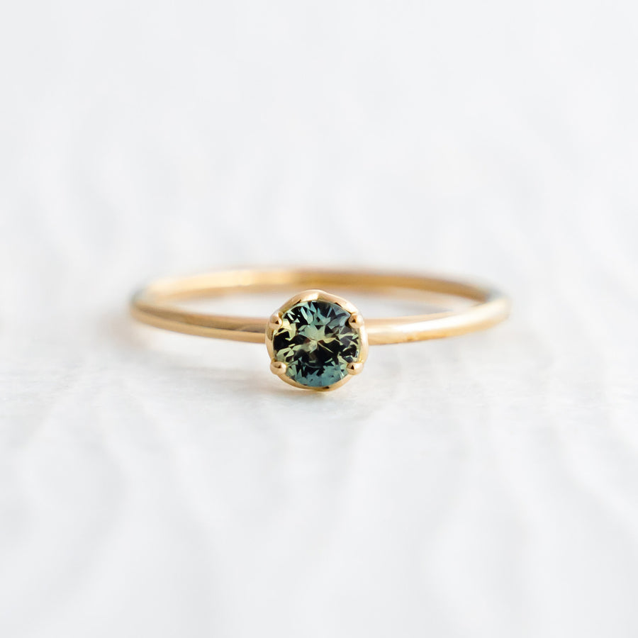 Rose Lace Ring - 0.33ct Australian Parti Sapphire - Raelyn Rose Jewellery