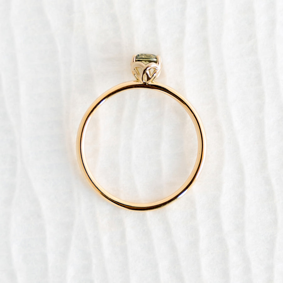 Rose Lace Ring - 0.32 Australian Parti Sapphire - Raelyn Rose Jewellery