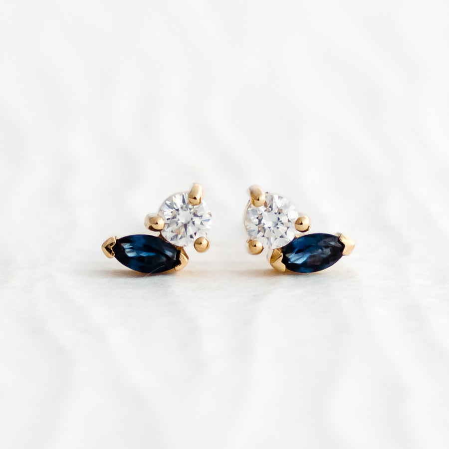 Dawn Earrings - Sapphire - Raelyn Rose Jewellery