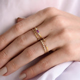 Aura Ring - Amethyst - Rings - Raelyn Rose Jewellery