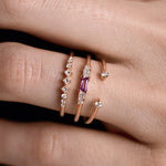 Aura Ring - Amethyst - Rings - Raelyn Rose Jewellery