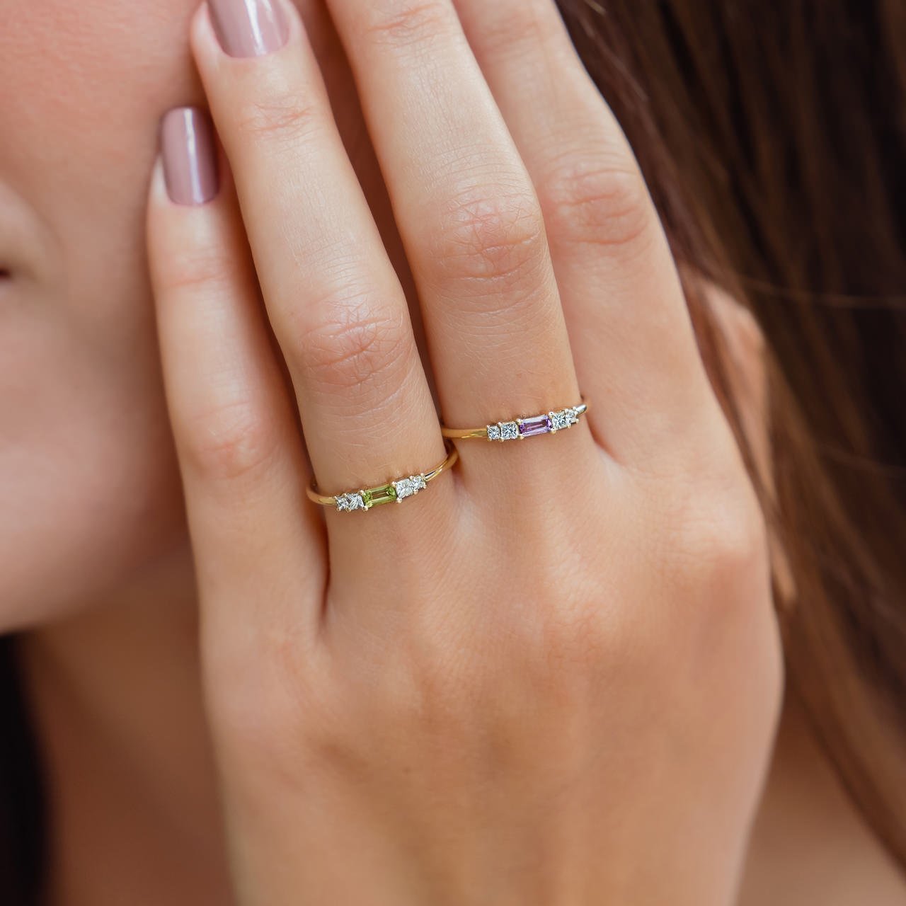 Aura Ring - Peridot - Rings - Raelyn Rose Jewellery