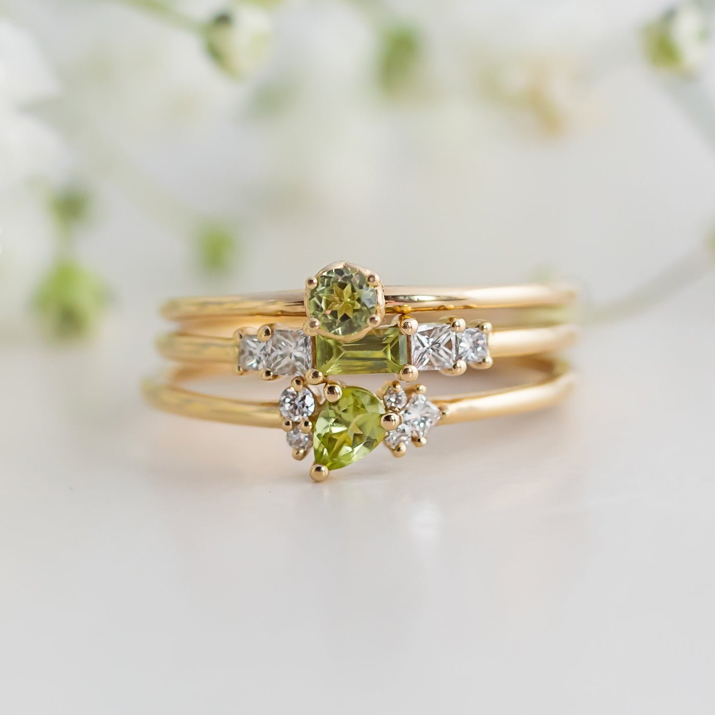 Aura Ring - Peridot - Rings - Raelyn Rose Jewellery