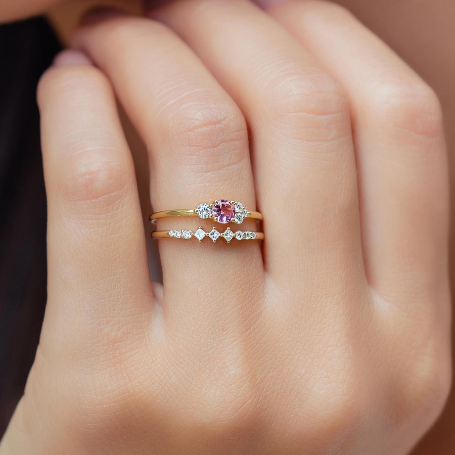 Blush Cluster Ring - Rings - Raelyn Rose Jewellery