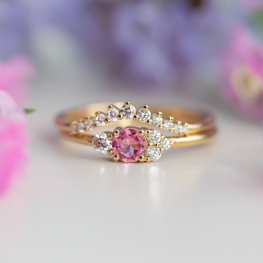 Blush Cluster Ring - Rings - Raelyn Rose Jewellery