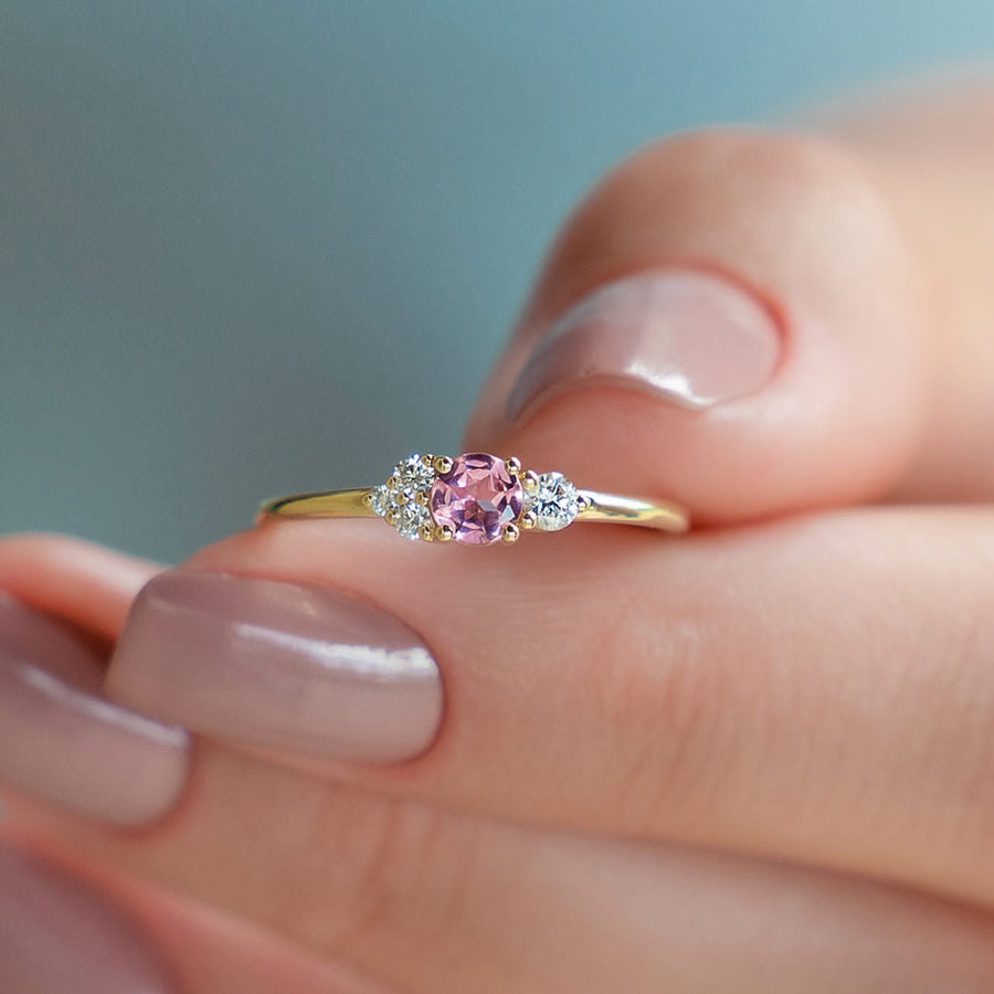 Blush Cluster Ring - Rings - Raelyn Rose Jewellery