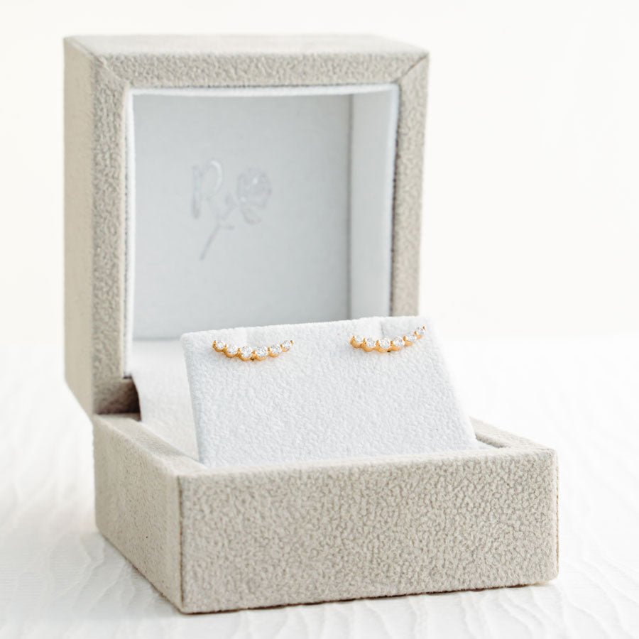 Crescent Earrings - Earrings - Raelyn Rose Jewellery