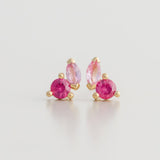 Dawn Earrings - Ruby - Earrings - Raelyn Rose Jewellery