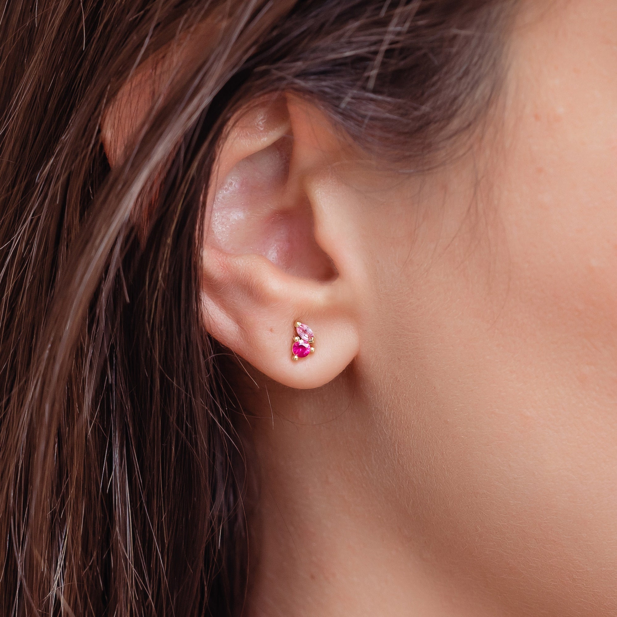 Dawn Earrings - Ruby - Earrings - Raelyn Rose Jewellery
