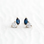 Dawn Earrings - Sapphire - Earrings - Raelyn Rose Jewellery