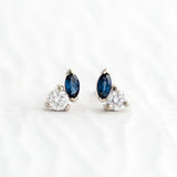 Dawn Earrings - Sapphire - Earrings - Raelyn Rose Jewellery