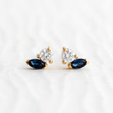 Dawn Earrings - Sapphire - Earrings - Raelyn Rose Jewellery