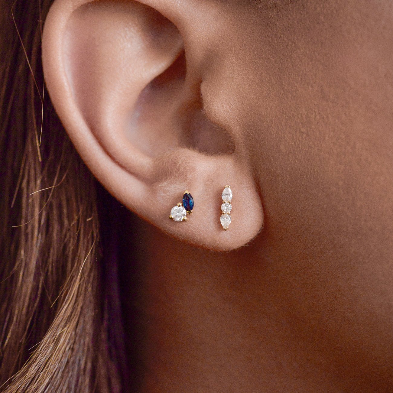 Dawn Earrings - Sapphire - Earrings - Raelyn Rose Jewellery