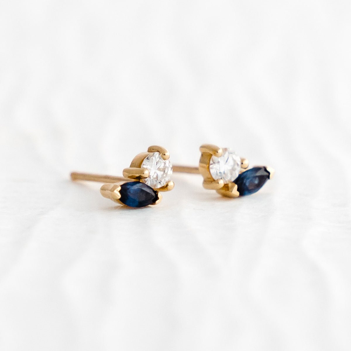 Dawn Earrings - Sapphire - Earrings - Raelyn Rose Jewellery