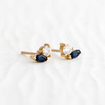 Dawn Earrings - Sapphire - Earrings - Raelyn Rose Jewellery