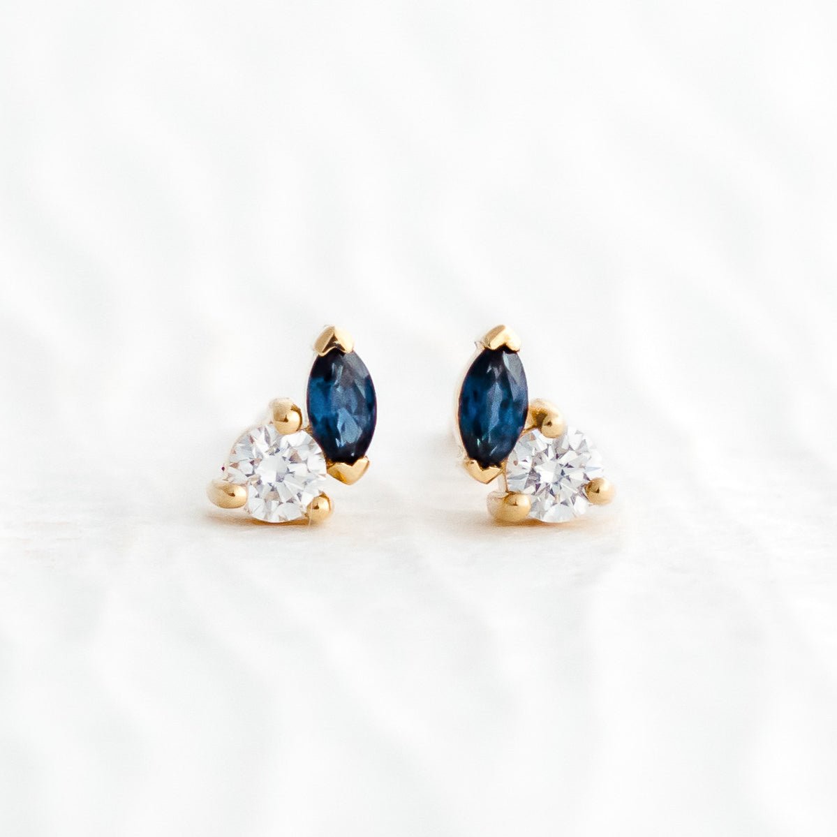 Dawn Earrings - Sapphire - Earrings - Raelyn Rose Jewellery