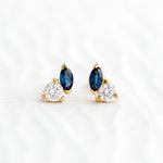 Dawn Earrings - Sapphire - Earrings - Raelyn Rose Jewellery
