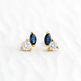 Dawn Earrings - Sapphire - Earrings - Raelyn Rose Jewellery