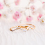 Diamond Wave Ring - Rings - Raelyn Rose Jewellery