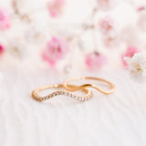 Diamond Wave Ring - Rings - Raelyn Rose Jewellery