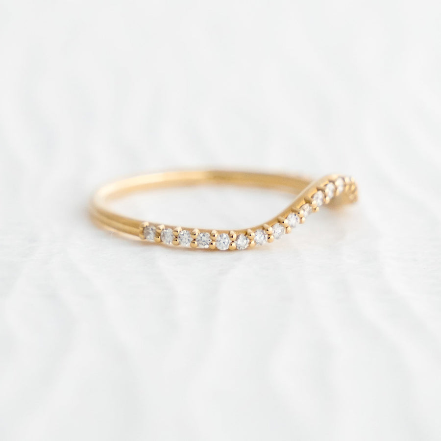 Diamond Wave Ring - Rings - Raelyn Rose Jewellery