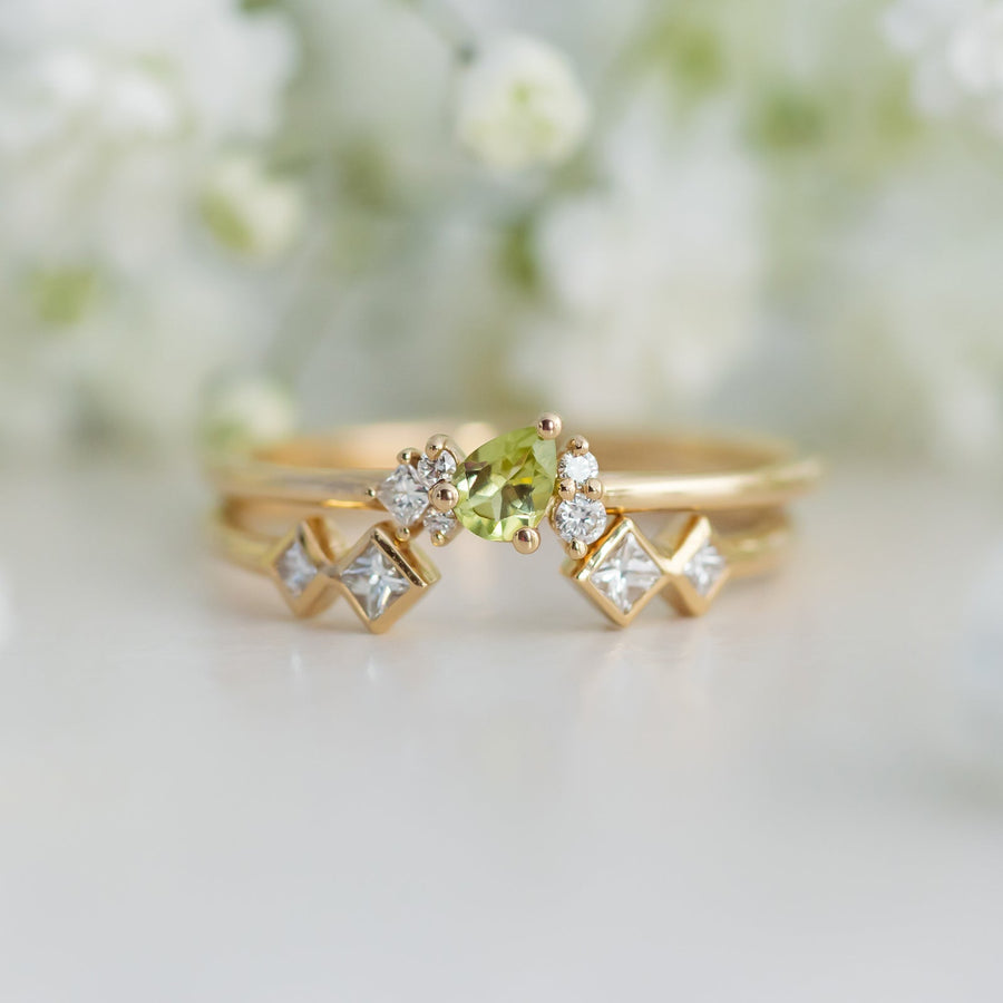 Evergreen Cluster Ring - Rings - Raelyn Rose Jewellery