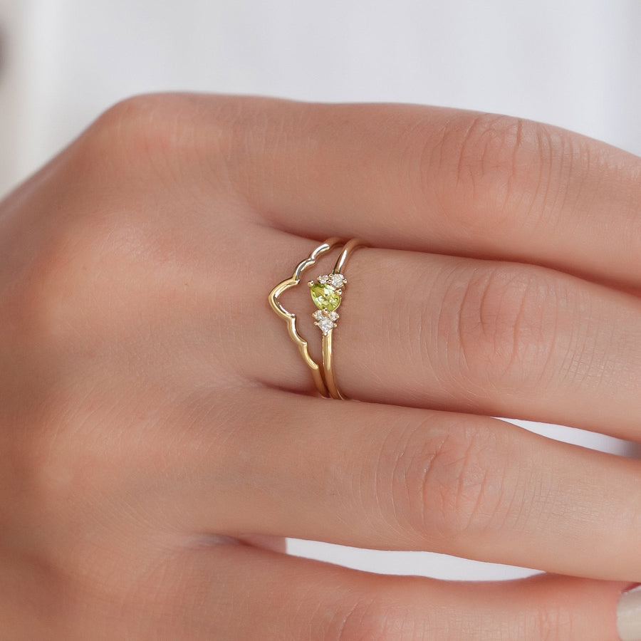Evergreen Cluster Ring - Rings - Raelyn Rose Jewellery