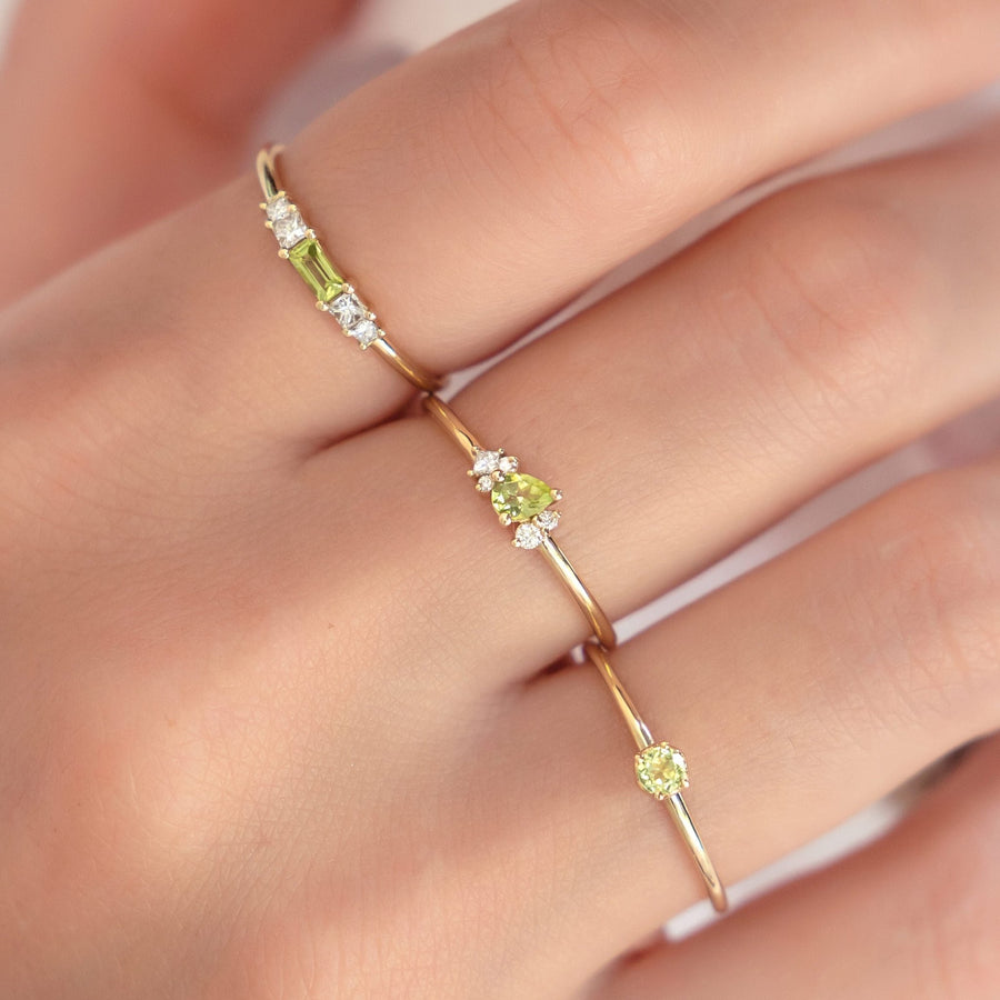Evergreen Cluster Ring - Rings - Raelyn Rose Jewellery