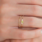 Evergreen Cluster Ring - Rings - Raelyn Rose Jewellery