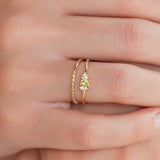 Evergreen Cluster Ring - Rings - Raelyn Rose Jewellery