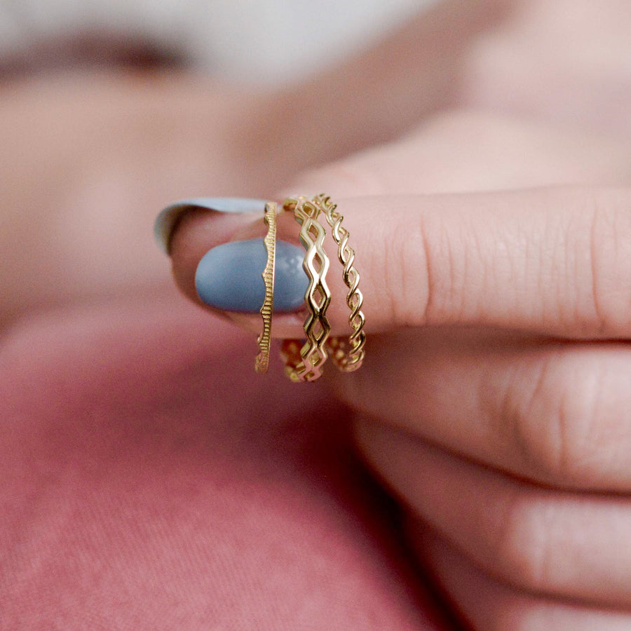 Lattice Ring - Rings - Raelyn Rose Jewellery