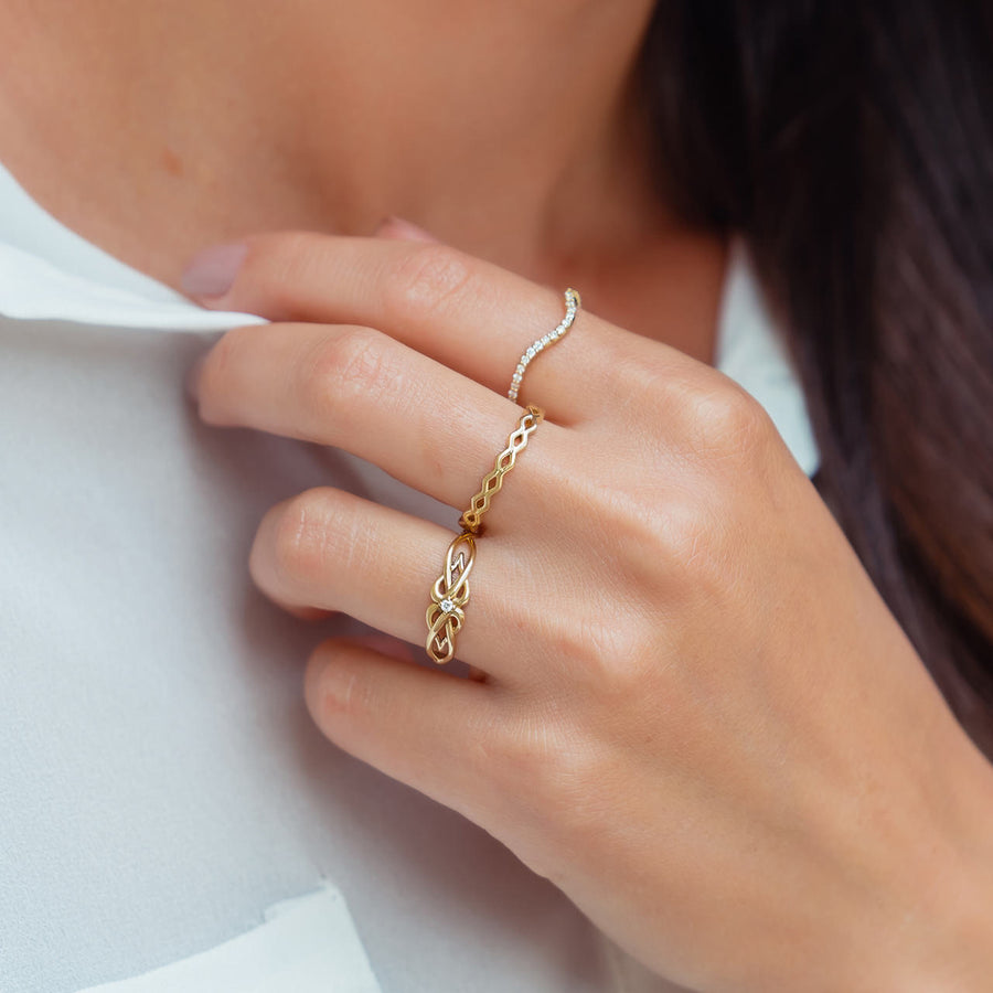 Lattice Ring - Rings - Raelyn Rose Jewellery