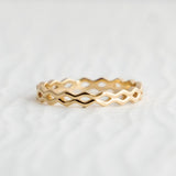 Lattice Ring - Rings - Raelyn Rose Jewellery