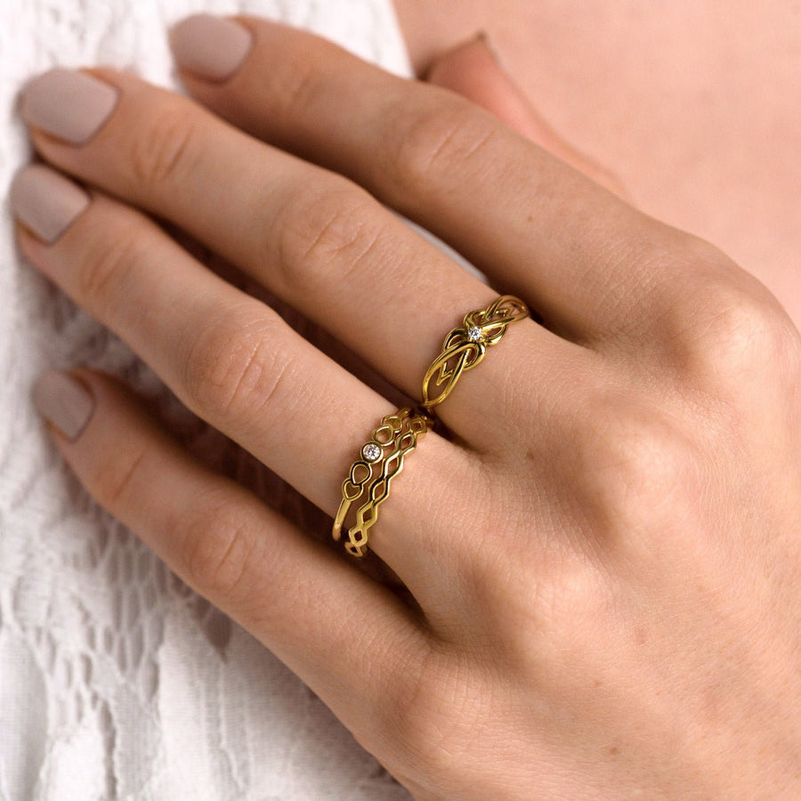 Lattice Ring - Rings - Raelyn Rose Jewellery