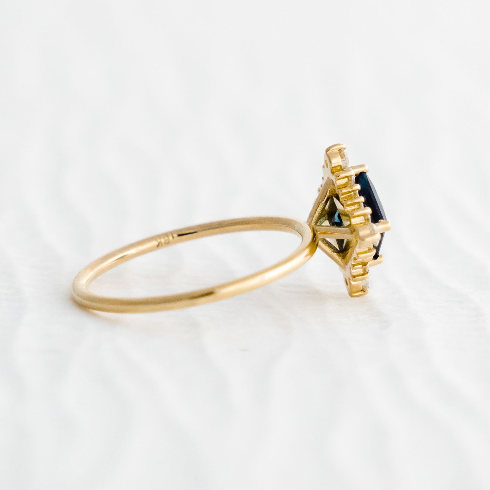 Lunar Ring - 1.04ct Australian Sapphire - Rings - Raelyn Rose Jewellery