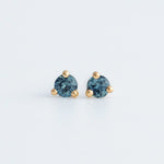 Mini Earrings - 3mm Sapphire - Earrings - Raelyn Rose Jewellery