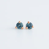Mini Earrings - 3mm Sapphire - Earrings - Raelyn Rose Jewellery