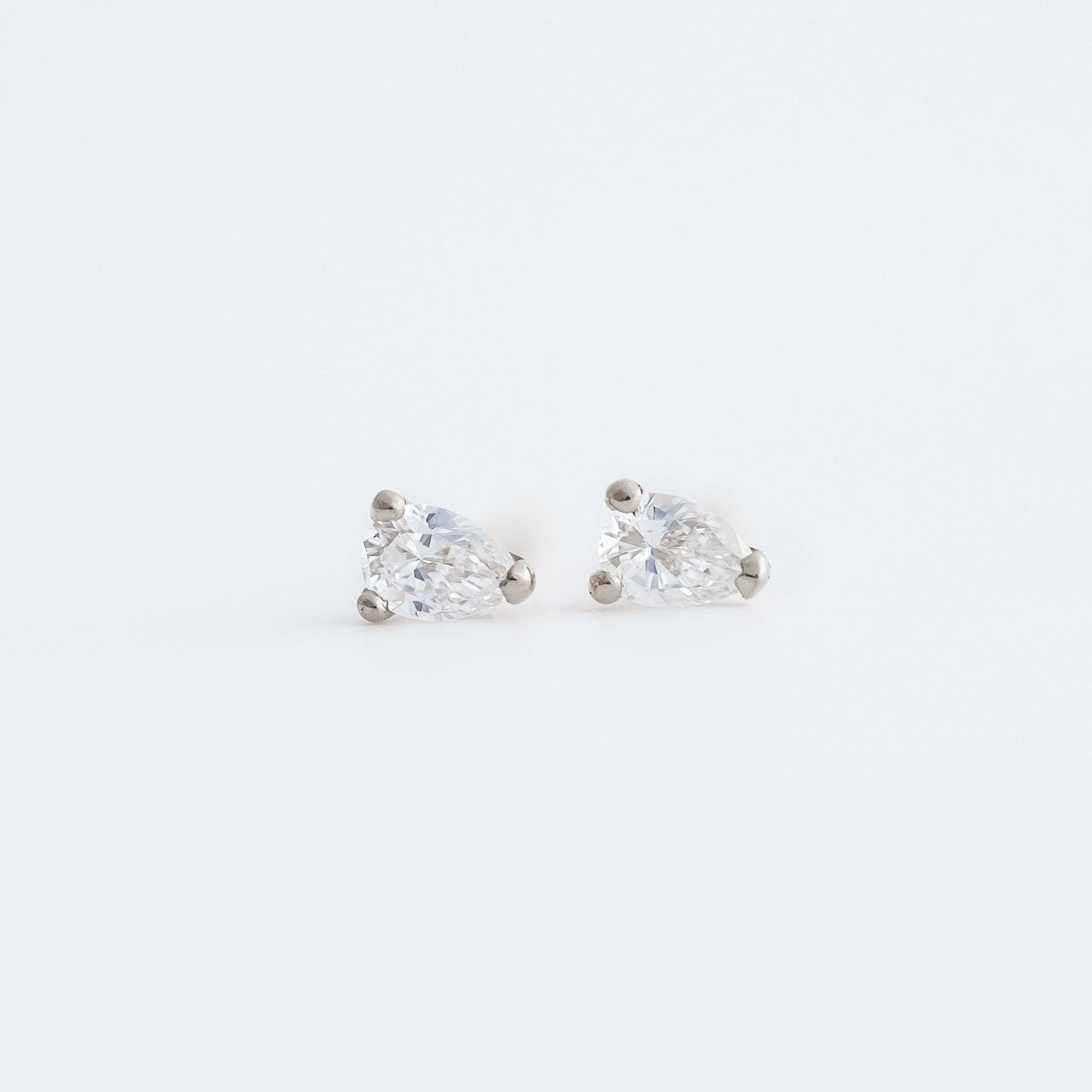 Mini Earrings - Pear Diamonds - Earrings - Raelyn Rose Jewellery