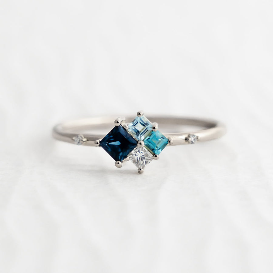 Ocean Cluster Ring - Rings - Raelyn Rose Jewellery