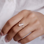Opal Snow Trail Ring - Rings - Raelyn Rose Jewellery
