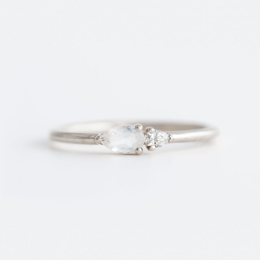 Petal Ring - Moonstone - Raelyn Rose Jewellery